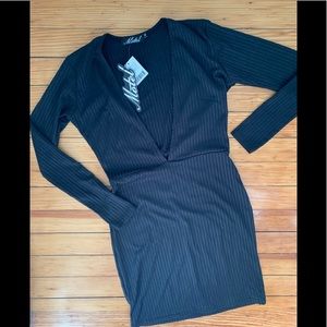 Motel Urban Outfitters Deep V Mini Dress